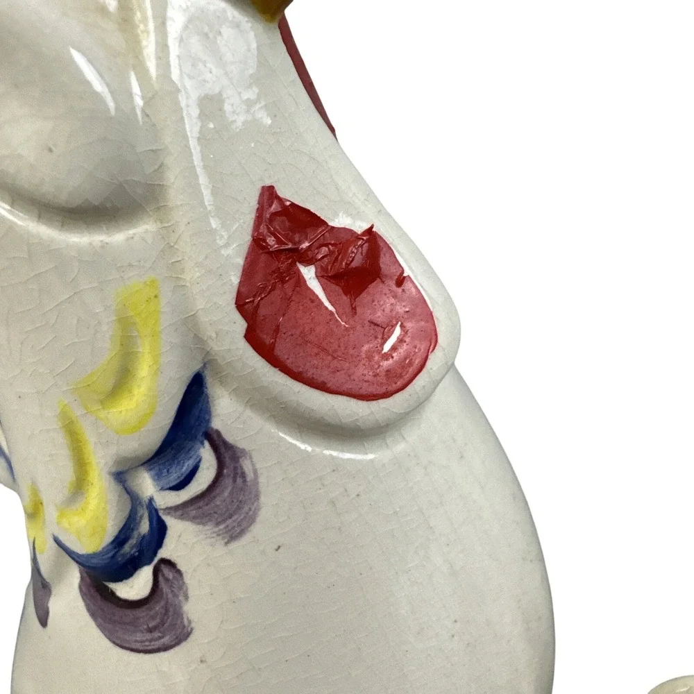 Vintage‎ Rooster Hen Salt Pepper Shakers Japan Farmhouse Ceramic Set